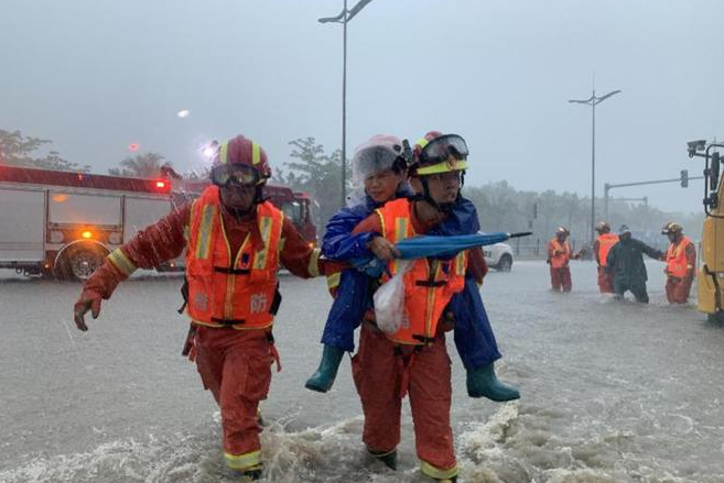 廣東強降雨相關警情109起，消防營救疏散486名被困群眾